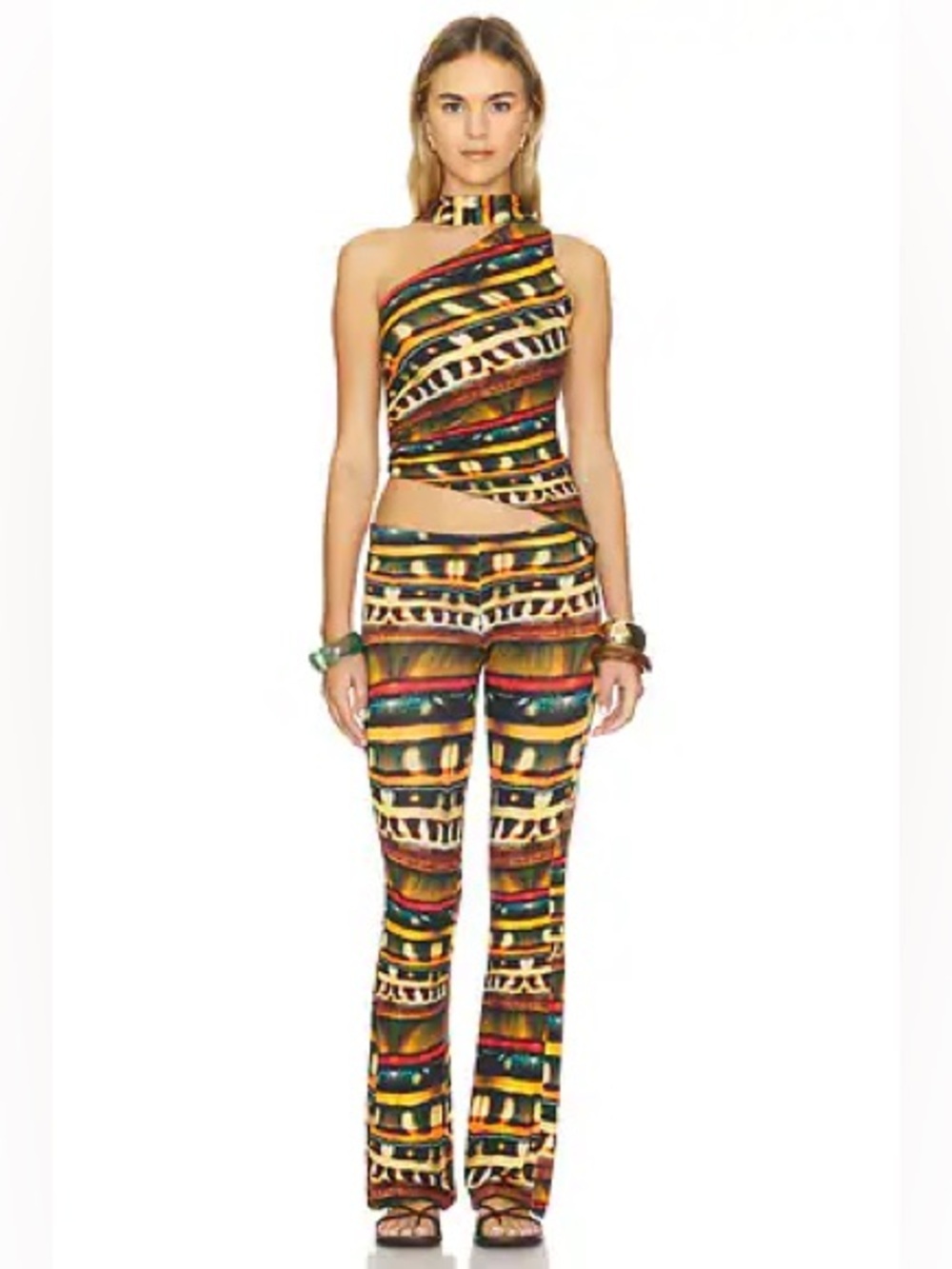 SIEDRES Lend Knit Top / Flo Pants FULL SET in Multi Sz S